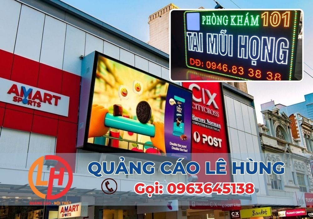 Một trong những phương tiện quảng cáo hiệu quả và đang trở nên phổ biến chính là bảng LED quảng cáo ngoài trời