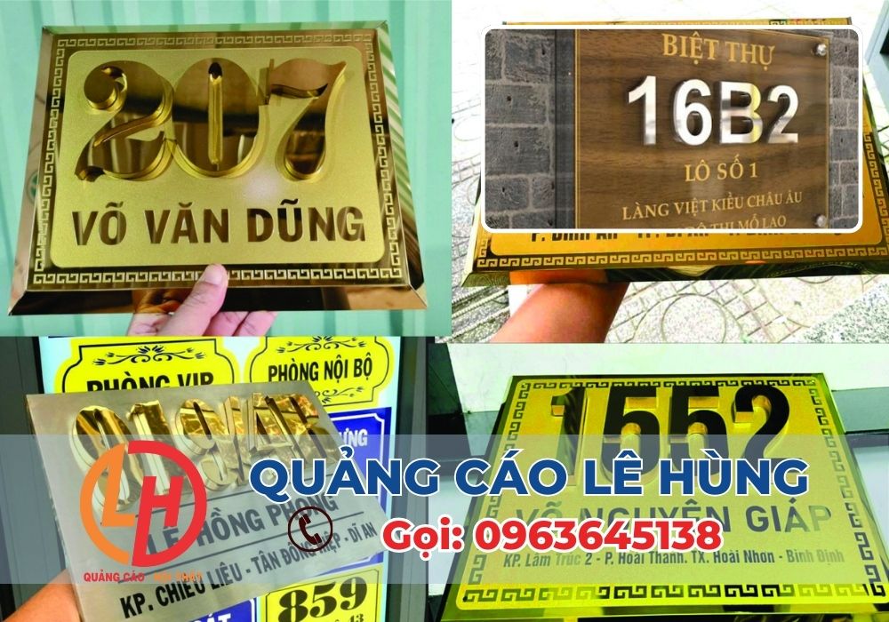 Làm biển số nhà là một trong những công việc quan trọng giúp bạn không chỉ xác định vị trí ngôi nhà mà còn nâng cao tính thẩm mỹ cho không gian sống.